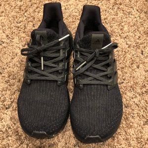 Black on black adidas ultra boost